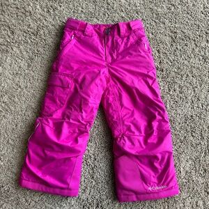 LIKE NEW Columbia Bugaboo girls snow pants XXS